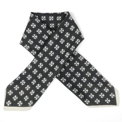 Sjaaltje - Gårda Carouge Satin Scarf (zwart)