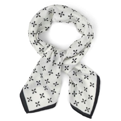 Sjaaltje - Gårda Carouge Satin Scarf (wit)