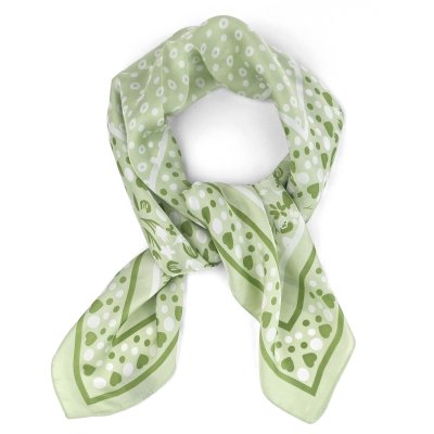 Sjaaltje - Gårda Comino Satin Scarf (groente)