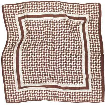 Sjaaltje - Gårda Limoux Satin Scarf (bruin)