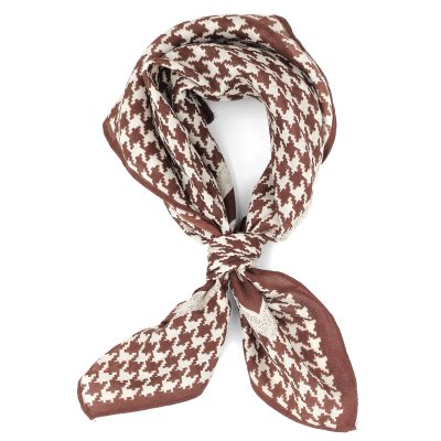 Sjaaltje - Gårda Limoux Satin Scarf (bruin)