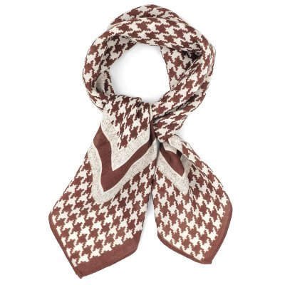 Sjaaltje - Gårda Limoux Satin Scarf (bruin)