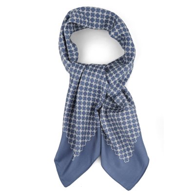 Sjaaltje - Gårda Lourdes Satin Scarf (blauw)