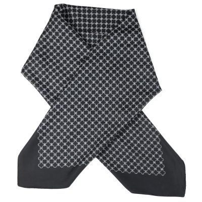 Sjaaltje - Gårda Lourdes Satin Scarf (zwart)