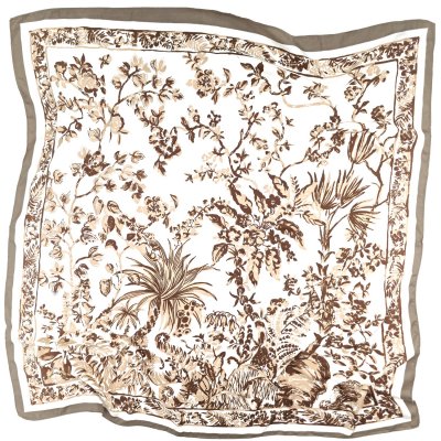 Sjaaltje - Gårda Provence Satin Scarf (bruin)