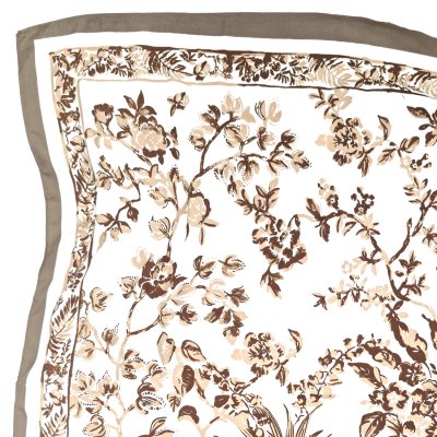 Sjaaltje - Gårda Provence Satin Scarf (bruin)