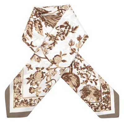 Sjaaltje - Gårda Provence Satin Scarf (bruin)