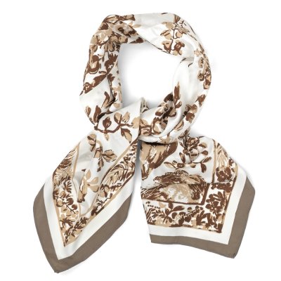 Sjaaltje - Gårda Provence Satin Scarf (bruin)