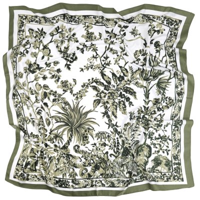 Sjaaltje - Gårda Provence Satin Scarf (groente)