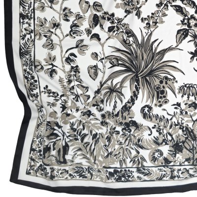 Sjaaltje - Gårda Provence Satin Scarf (zwart)