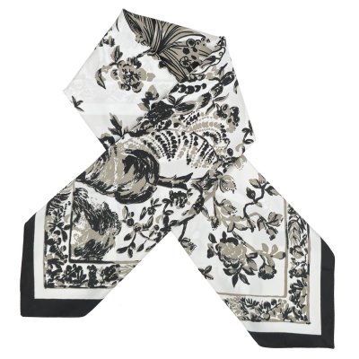 Sjaaltje - Gårda Provence Satin Scarf (zwart)