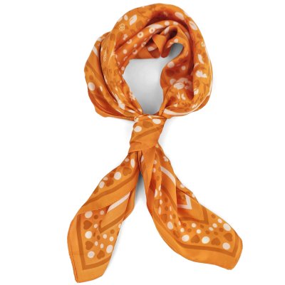 Sjaaltje - Gårda Comino Satin Scarf (oranje)