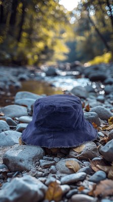 Hoeden - Gårda Nova Bucket Hat (blauw)