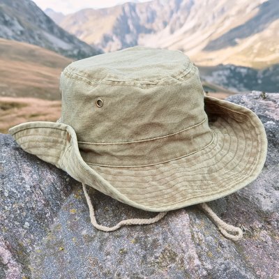 Hoeden - Gårda Ryder Bucket Hat (greige)