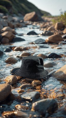 Hoeden - Gårda Sawyer Bucket Hat (zwart)