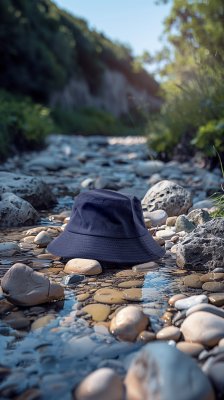 Hoeden - Gårda Wynn Bucket Hat (blauw)