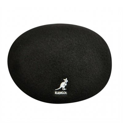 Flat cap - Kangol Seamless Wool 507 (zwart)