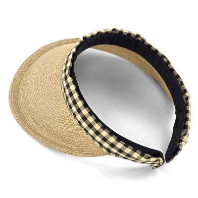 Zonneklep - Gårda Split Visor (naturel/zwart/beige)