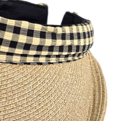 Zonneklep - Gårda Split Visor (naturel/zwart/beige)
