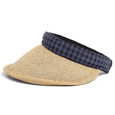 Zonneklep - Gårda Split Visor (naturel/zwart/blauw)