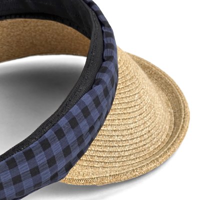 Zonneklep - Gårda Split Visor (naturel/zwart/blauw)