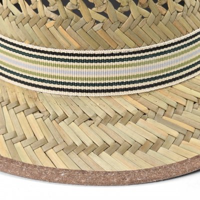 Stro hoed - Gårda Agulo Natural Straw Trilby (naturel/crème)
