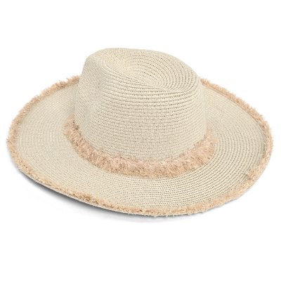 Stro hoed - Gårda Alicante Fedora (beige)