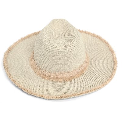 Stro hoed - Gårda Alicante Fedora (beige)