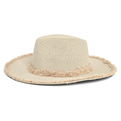 Stro hoed - Gårda Alicante Fedora (beige)