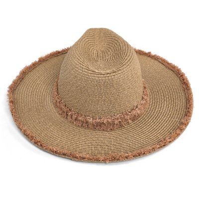 Stro hoed - Gårda Alicante Fedora (khaki)