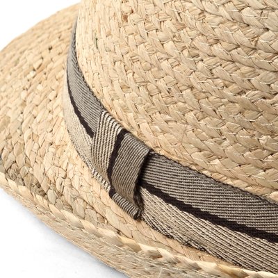Stro hoed - Gårda Benijo Raffia Trilby (naturel/taupe)