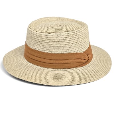 Stro hoed - Gårda Corfu Gambler (beige/bruin)