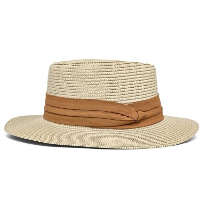 Stro hoed - Gårda Corfu Gambler (beige/bruin)