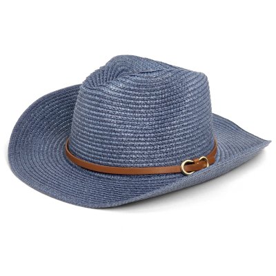 Stro hoed - Gårda Kos Western Hat (blauw)