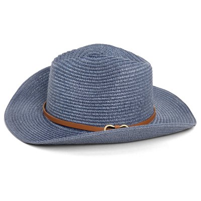 Stro hoed - Gårda Kos Western Hat (blauw)