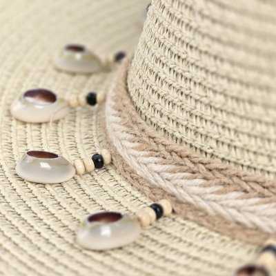 Stro hoed - Gårda Nerja Fedora (beige)