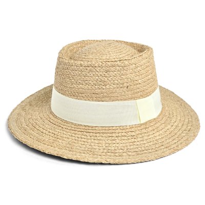 Stro hoed - Gårda Palma Gambler (naturel/beige)