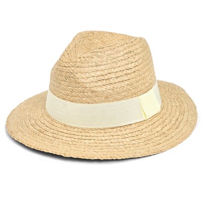 Stro hoed - Gårda Positano Fedora (naturel/beige)