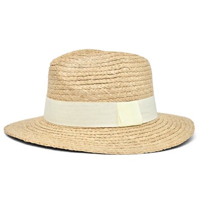 Stro hoed - Gårda Positano Fedora (naturel/beige)