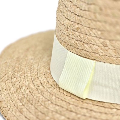 Stro hoed - Gårda Positano Fedora (naturel/beige)