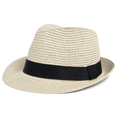 Stro hoed - Gårda Seville Trilby (beige)