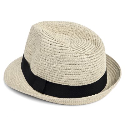 Stro hoed - Gårda Seville Trilby (beige)