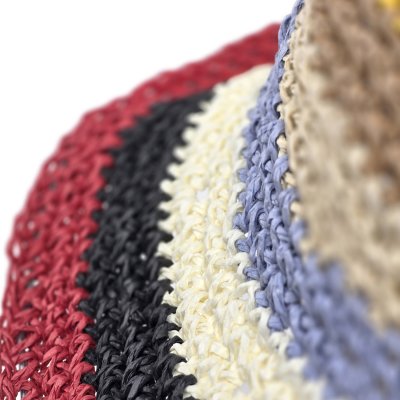 Stro hoed - Gårda Sorrento Bucket hat (donker multi)