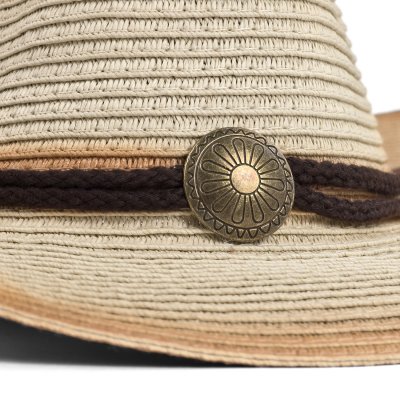 Stro hoed - Gårda Taranto Western Hat (beige)