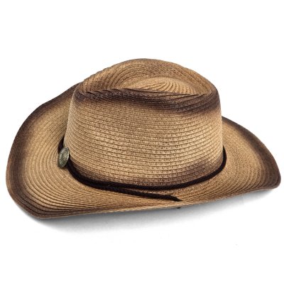 Stro hoed - Gårda Taranto Western Hat (khaki)
