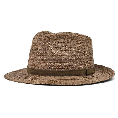Stro hoed - Gårda Tenerife Raffia Fedora (naturel/bruin)
