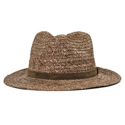 Stro hoed - Gårda Tenerife Raffia Fedora (naturel/bruin)