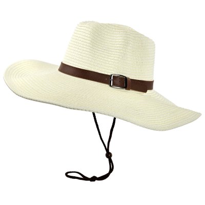 Stro hoed - Gårda Thessaloniki Western Hat (wit)