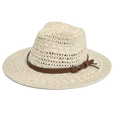 Stro hoed - Gårda Toulon Fedora (beige)