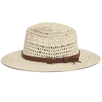 Stro hoed - Gårda Toulon Fedora (beige)